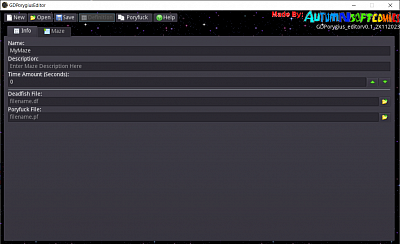 GDPorygius Maze Editor Screenshot
